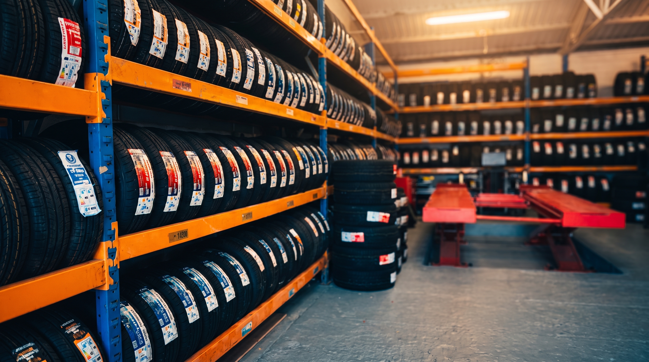 Professional tyre fitting workshop in Newport